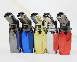 Metal Fourflod Fire Lighter Wighter Gas Gas 4 Jet Flame Torch Torch Metal Bracking Kitchen Wighter Glass Bong Tools3119639