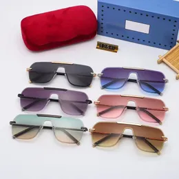 Nowe klasyczne spolaryzowane okulary przeciwsłoneczne Kobiet Designer 2023 Luksusowa marka Metal Metal Polaroid HD Temperted Gen Cares Kieliszki przeciwsłoneczne Uv400 1254