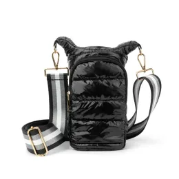 water bottle puffer bag puffer crossbody sling bag hydroBag quilted water bottle holder carrier with strap