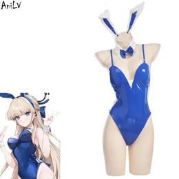Ani Blue Archive Asuma Toki Girl Bunny Bodysuit Uniform Outfit Costume Cosplayコスプレ
