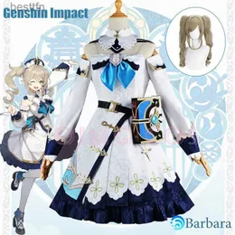 Anime Costumes Barbara Cosplay Genshin Impact Come Adult Carnival Uniform Anime Halloween Party Comes Masquerad Women Gamel231101