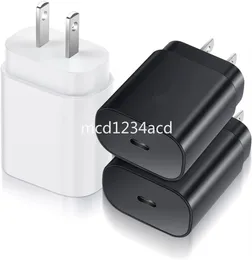 超高速充電PD USB-Cウォール充電器EU US AC Home Travel Power Adapters for Samsung Galaxy S8 S10 S20 S22 S23 NOTE 10 HTC LG M1