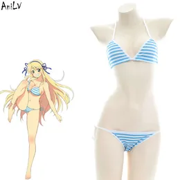 Ani japanska anime Senran Kagura Shinovi kontra bikini baddräkt kostym sommarstrand student flicka badkläder enhetlig cosplay cosplay