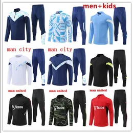 2022 2023 homem City Training Suit agasalho 21/22/23 manga longa homem Sportswear Football 2021 2022 meninas Survatment Foot Chandal