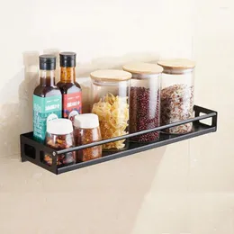 Hooks Modern Nordic Style Kitchen Organizer Wall Mount Bracket Storage Rack Spice Jar skåp Hylla badrumsmaterial