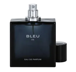 Köln markası bleu adam parfüm klon kokusu erkekler için 100ml eau parfum edp kokuları doğa sprey tasarımcı parfumlar hızlı teslimat bütün