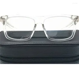 Montature per occhiali da sole Design Retro-Vintage Punk Silv Cornice decorata Unisex Acetati importati Quadrato Bigrim 56-18-143 Per occhiali da vista Set completo