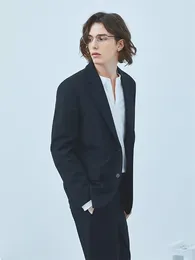 Abiti da uomo Tendenza moda primaverile Abito classico semplice urbano giovanile di grandi dimensioni