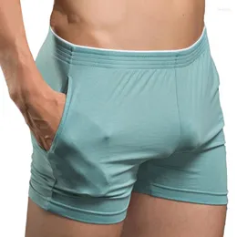 UNDUPTS BOXER MENS iç çamaşırı boksörler külot katı modal marka seksi gündelik artı boyutu ev pijama