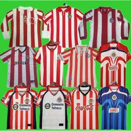 qqq8 1996 1997 Ретро футбольные майки Chivas Regal 2007 2006 Guadalara 60th 100th 110th Man Classic Football Shirt S-xxl 06 07 96 97