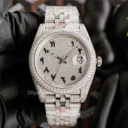 Ap Diamond Watches 40mm Orologio meccanico automatico da uomo per uomo Orologio da polso in acciaio inossidabile Designer di lusso Personalizzato Scheletro Argento Moissanite Diamanti Orologi SGEG