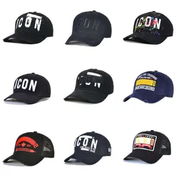 2023 baseball caps designer hat Sale Mens d2 Luxury Embroidered bucket Hat Adjustable 15 Colors Hats Back Letter Breathable Mesh Ball Cap man mens cap womens 33ess