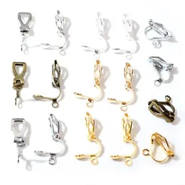 12x5mm 50st högkvalitativa 6 färger pläterade öronklipp diy handgjorda örhängen fynd smycken fynd delar grossist smycken makande jewelry fynd komponenter