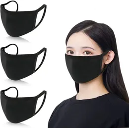 Designer AntiDust Cotton Mouth Face Mask Protective Masks Unisex disposable facemask Man Woman Wearing Black Fashion fast shippin5773797