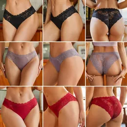 Bragas de mujer 1 unids encaje para mujeres calzoncillos de talle bajo ropa interior femenina perspectiva floral transpirable íntimos lencería suave pantys sxl 231031