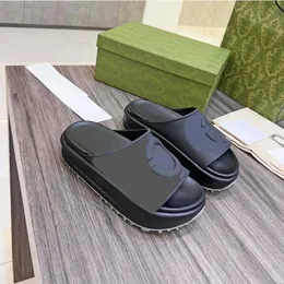 Desenhador Chinelo Sandálias Luxuosas Travesseiro Piscina Conforto Mule Desliza Plataformas Sandália Para Mulher Couro Verdadeiro Sapato de Verão Com Caixa