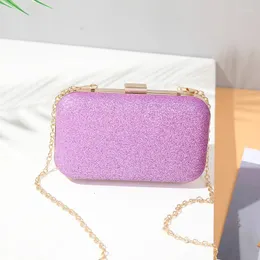 Wedding Flowers 2023 Ladies Bright Clutch Bag Small Square Bride Diagonal Package Night Banquet Party
