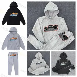 Tuta allentata Trapstar BrandHoodie Felpa stampata Abbigliamento sportivo 22 colori caldi Due pezzi Set Pantaloni da jogging Uomo 2023 Digners Donna Uomo T-shirt top di qualità