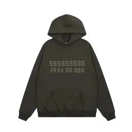 Esse Hoodie Mens 디자이너 까마귀 후드 스웨터 Dark High High Street 노란색 손가락 번개 편지 풀오버 남성 코트 따뜻한 여성용 레저 스포츠 바지 l56b