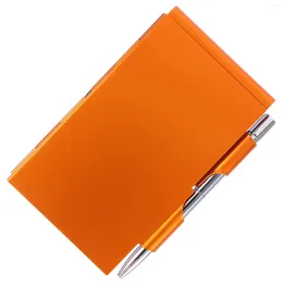 Note Pad Clamshell Notebook Journal Case Pocket Pen Multipurpose Small Pads Office To Do List Notebooks And