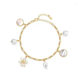 Bracciale e collana di qualità regalo fiore smaltato di vendita fresca di moda