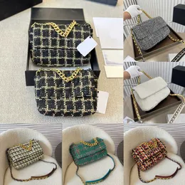 Crossbody Designer Torba Kobiety grube torby na ramię Chian Torebka klasyczne diamenty luksusowe torba na torba zimowa torebki Messenger 231015