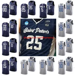 NCAA College 25 Doug Edert Jerseys Saint Pedro de Pavões de Basquete 11 KC ndefo 15 Matthew Lee 10 FouSseyni Drame 14 Hassan Drame 5 Daryl Banks III Equipe