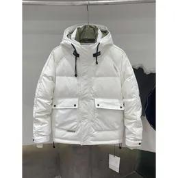 Designer Luxus Chaopai Classic Herren 2023 Winter Neu Mit Kapuze Einfarbig Verdickter Daunenmantel Beliebte Jugend Vielseitige Oberbekleidung Paar Mode