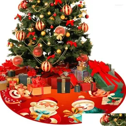 Decorazioni Natalizie Decorazioni Natalizie Gonna Per Albero Da 90 Cm Cartone Animato Babbo Natale Pupazzo Di Neve Alce Natale Noel Natal Buon Decor Felice Anno Dro Dhfnb