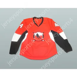 Anpassad Bahrain National Team Hockey Jersey alla spelare eller nummer toppade S-M-L-XL-XXL-3XL-4XL-5XL-6XL