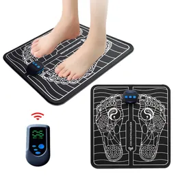 Foot Massager EMS Electric Foot Massager with Controller Mat 6 Modes Relieve Pain Muscle Stimulator Blood Circulation Foot Massage Machine 231031