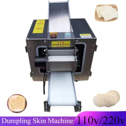 Máquina automática de bolinho de pele wonton jiaozi skins rolando caos cortador de couro comercial 220v 110v máquina de fazer bolinho