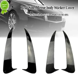 New Rear Bumper Spoiler Air Vent Trim Rear Side Mirror body Sticker Cover 2014-2019 4Door For Mercedes Benz C Class W205 C43 C63 AMG
