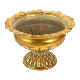 Vaser vas blomma potten planter urn metall centerpieces bord guld blomkruka planters järn saftiga bröllopsträdgård inomhus hink vintage