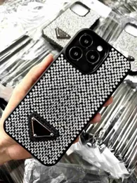 Case Phone Luxury Glitter iPhone Cases 14 Pro Max Case 13 12 11 Fashion Designer Bling Sparkling Rhinestone Diamond Jeweled 3D Crystal Women Backn1