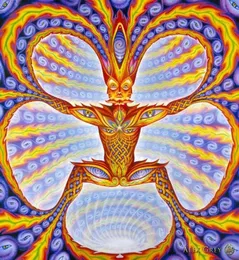 poster 24x24quot 13x13quot Trippy Alex Grey Wall Poster Print Home Decor Wall Stickers poster Decal0587500966