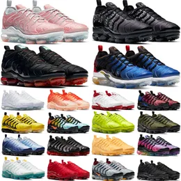2023 Designer Tn Plus Running Shoes Men Sneaker Triple Black Red White Barely Volt Usa Wolf Grey Aqua Silver Particle Hyper Blue Outdoor Trainers Walking Eur 36-47