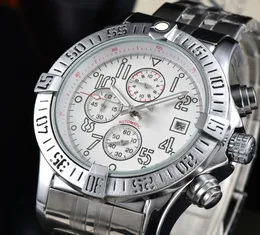 41mm Mode Neue Luxus Apollo uhr für männer Sapphire spiegel Wasserdichte uhr Quarz Mond Chronograph Gürtel reloj hombre