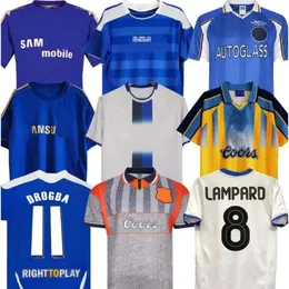 QQQ8 2011 Retro Soccer Jersey Lampard Torres Drogba 11 12 13 Final 94 95 96 97 98 99 Fotbollströjor Camiseta Crespo Wise 03 05 06 07 08