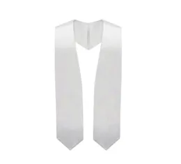 50 pçs / lote 72 polegadas Grad Senior Student Vneck Logo Impressão Home Têxtil Sublimação Em Branco Graduação Stoles Para Students269P9090051