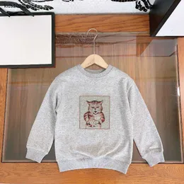 Nuova felpa con cappuccio per bambini autunno maglione per bambini di alta qualità Taglia 100-160 Etichette complete Pullover per bambini modello gatto Oct25