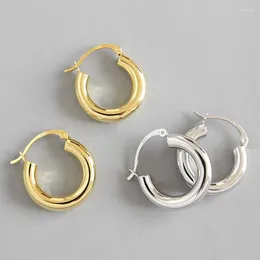 Earrings Europe Hollow Hoop 18k Gold Silver Pendientes Plata De Ley 925 Mujer Boucles D Oreille Femme 2023 Women Jewelry