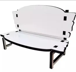 Sublimation MDF Memorial Bench for Desk Decoration Personalized Gloss White Blank Hardboard Love Bench NEW Fast7969700