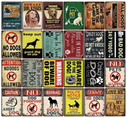 PET Dükkanı Uyarısı Köpeklere Dikkat Öpücükler Metal İşareti Ev Dekoru Bar Duvar Sanat Resim 2030 cm boyutu4993970