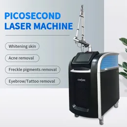 Dispositivo multifuncional do laser do pico dos comprimentos de onda do laser nd yag 3 para a máquina do pulso do picsecond da remoção da tatuagem da sarda do pigmento