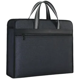 BRECHCASES DOKUMENT BAG PORTABLE A4 MULTI-LAYER Canvas Zipper Filling Product High Capacity Office Men Women Business Portcase File Filer 231101