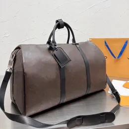 Heiße Designer-Reisetasche für Herren und Damen, modische Reisetasche, Handtasche mit großem Fassungsvermögen, klassisch bedruckte Reisetasche aus beschichtetem Canvas-Leder, Bordtasche, Handtasche 56714