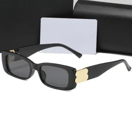 Óculos de sol para homem mulher unisex designer óculos de sol praia bb retro pequeno quadro design luxo uv400 qualidade superior 0096