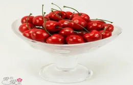 100Pcs Artificial Fruits Simulation Cherry Cherries Fake Fruit and Vegetables Home Decoration Shoot Props4281632