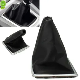 New Black Leather Car Gear Shift Stick Gaiter Boot Dust Cover Handbrake For Ford for focus 2005 2006 2007 2008 2009 2010 2011 2012